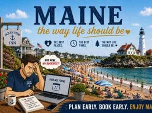 Website emergency fixes during summer season in Maine and New England. NH Windfall Design